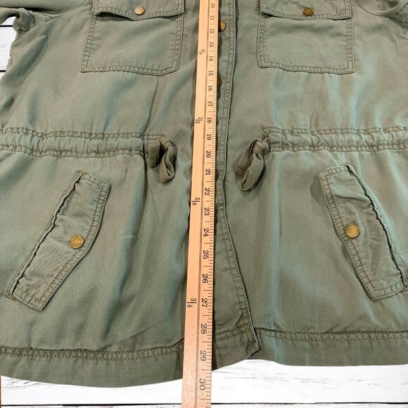 LOFT Army Green Military Style Jacket Women's Size XL - Picture 6 of 9